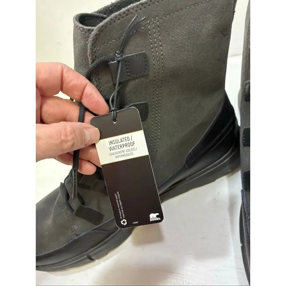 Sorel NWB Men’s Explorer Next Boot in Black Black Jet Size 14